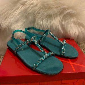 Aerosoles turquoise sandals